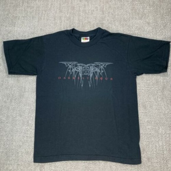 EUC 00's Darkest Hour Band T Shirt Small Metalcore Death Metal 100% Cotton YM - Picture 1 of 8